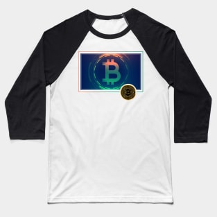 Bitcoin Graphic Baseball T-Shirt